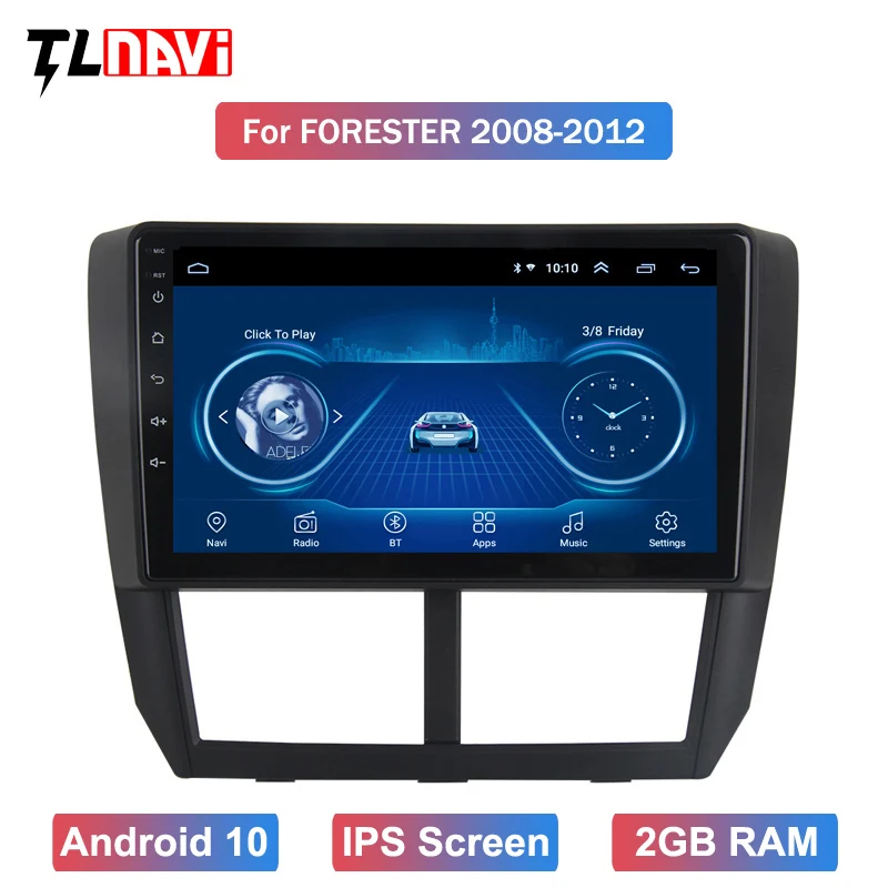 9 дюймов Android 10 автомобильное радио для 2008 2009 2010 2011 2012 Subaru Forester GPS аудио головное