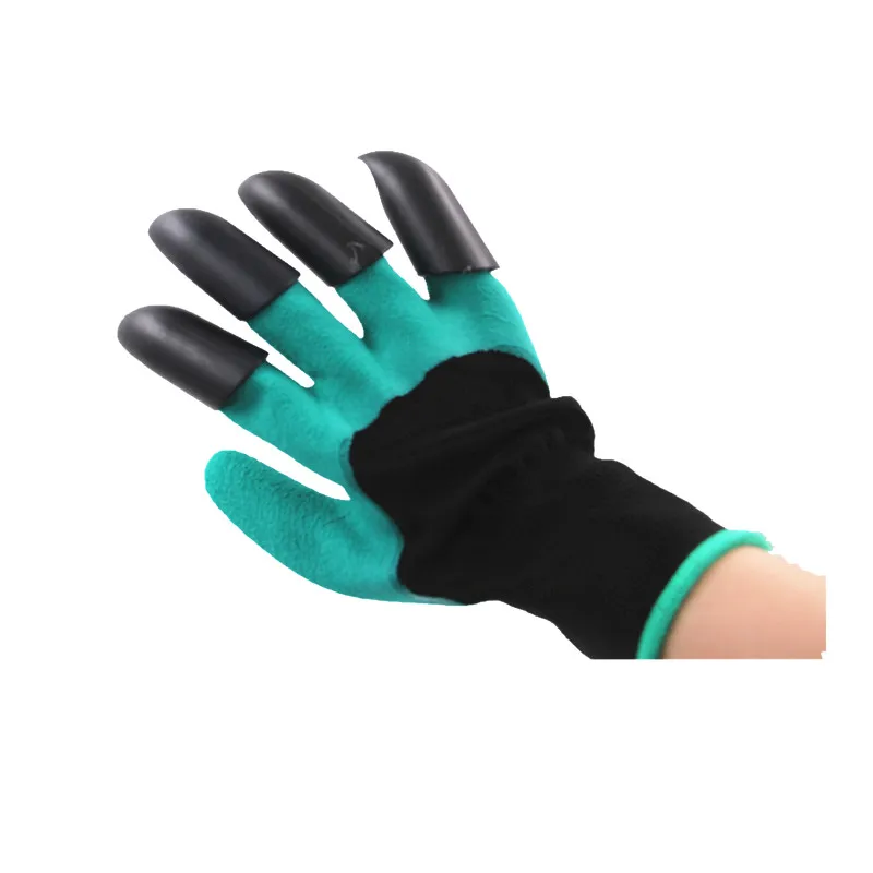 2020 Садовые перчатки с 4 ABS Пластик когти сад копание посадка 1 пара падение|gloves