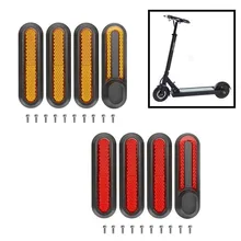 Cubierta de rueda lateral con pegatinas reflectantes para patinete Xiaomi-M365, accesorios para Scooter Eléctrico, piezas de bicicleta, 1 Juego