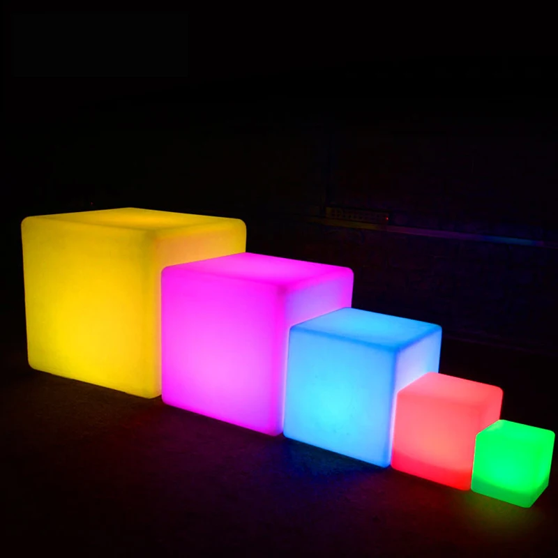 UNIQUE LUNA Designer MOOD Light Indoor Outdoor LED Rechargeable CUBE 40