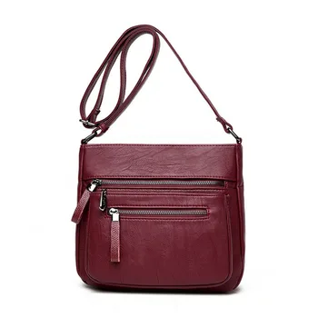 

Fashion Women High Quality Leather Crossbody Bags 2020 Luxury Female Designer Shoulder Bag Leisure Tote For Lady Handbag Bolsa