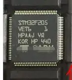 Бесплатная доставка STM32F205VET6 STM32F205VET STM32F205VE STM32F205