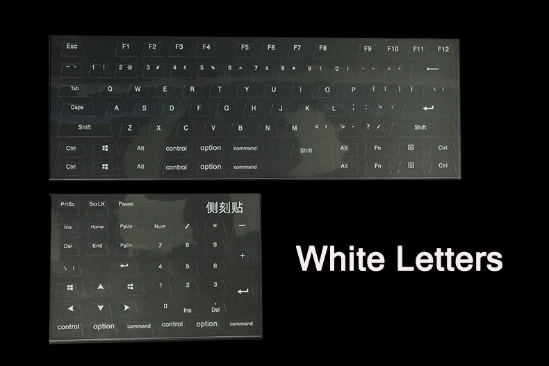 soft keyboard for pc 104 Keys Transparent ABS Keycaps Mechanical Keyboard OEM Profile Non-Engraved Backlight RGB Custom Blank Clear Key cap Mx Switch pc world keyboards Keyboards