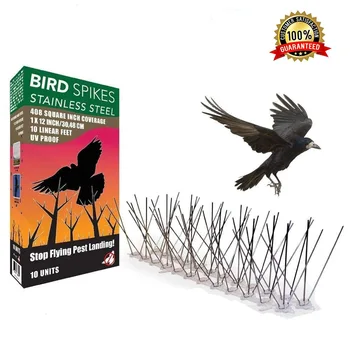 

5pcs Repellent Practical Deterrent Anti-theft Fencing Garden Fence Wall Spikes Cat Anti Bird Thorn Intruder Protection Security