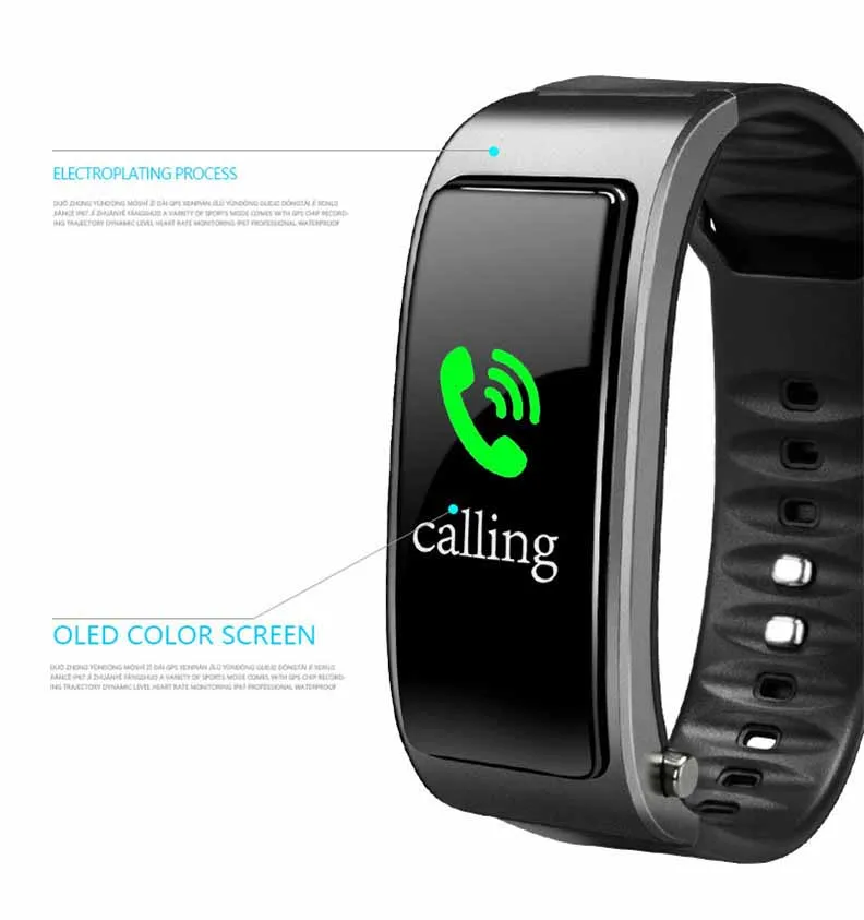 Talkband Y3 Plus Smart Watch with Earphone Heart Rate Sleep Monitor Bluetooth Call Music Smartwatch for Business Sports Headset