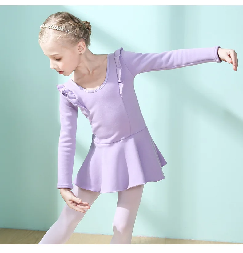 

2019 Child Ballerina Bowknot Ballet Dress Dance Leotards Gymnastics for Girls Kid Dance Costumes Dancing Clothes Dancer Clothing