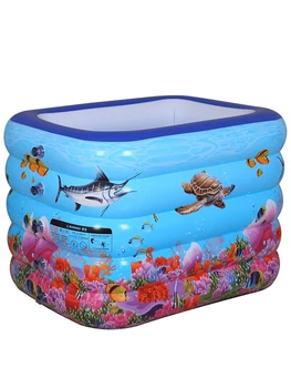 

Transparent Baby Swimming Barrel Inflatable Baby Household Bath Barrel Thickened Baby Swimming Pool In Bb Indoor