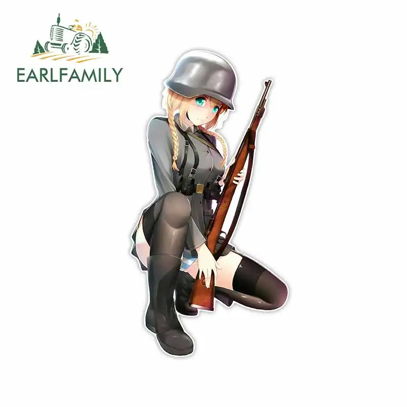 EARLFAMILY 13 см x 6 8 для блондинок девочек с пистолетами автомобиля стикер окклюзия