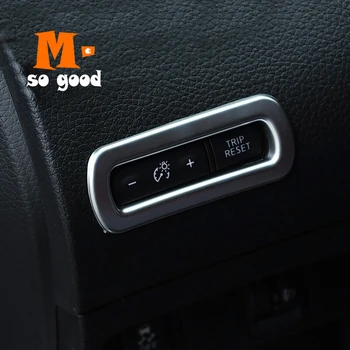 

Matte ABS Silver Auto Accessories Trim Shell 2014 15 16 17 2018 for nissan x-trail t32 Dashboard Odometer Button Switch Cover