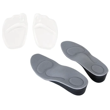 

Arch Supports Height Increasing Insoles with Cutting Line + Forefoot Silicone Shoe Pad Insoles