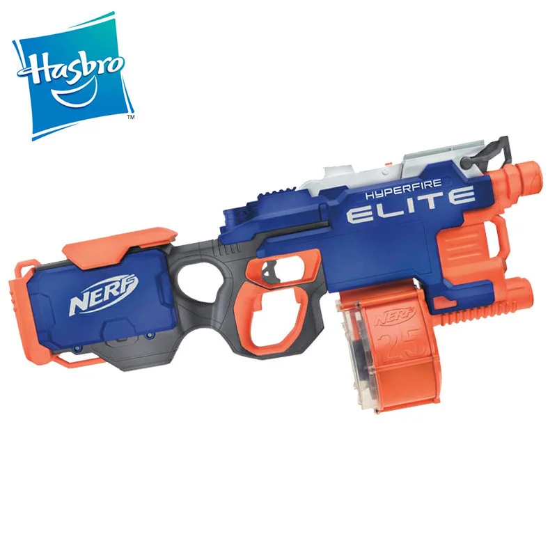 wonderful  Original Hasbro NERF Outdoor Fun Sports Super E Speed Shooter Super Fire Launcher Electric Soft Gun