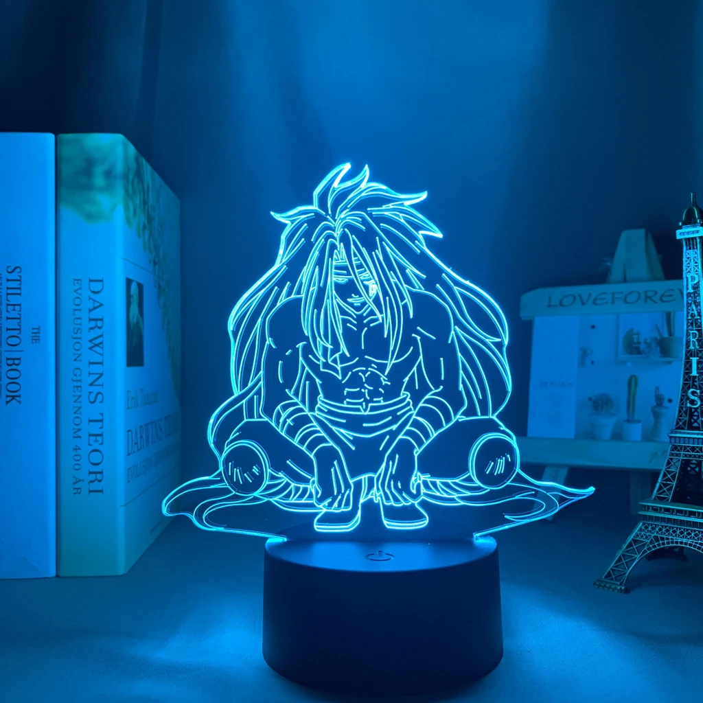 3dLedLightAnimeYuyuHakushoRaizenforBedroomDecorNightLight
