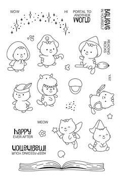 

animal Transparent Clear stamps and metal cutting dies