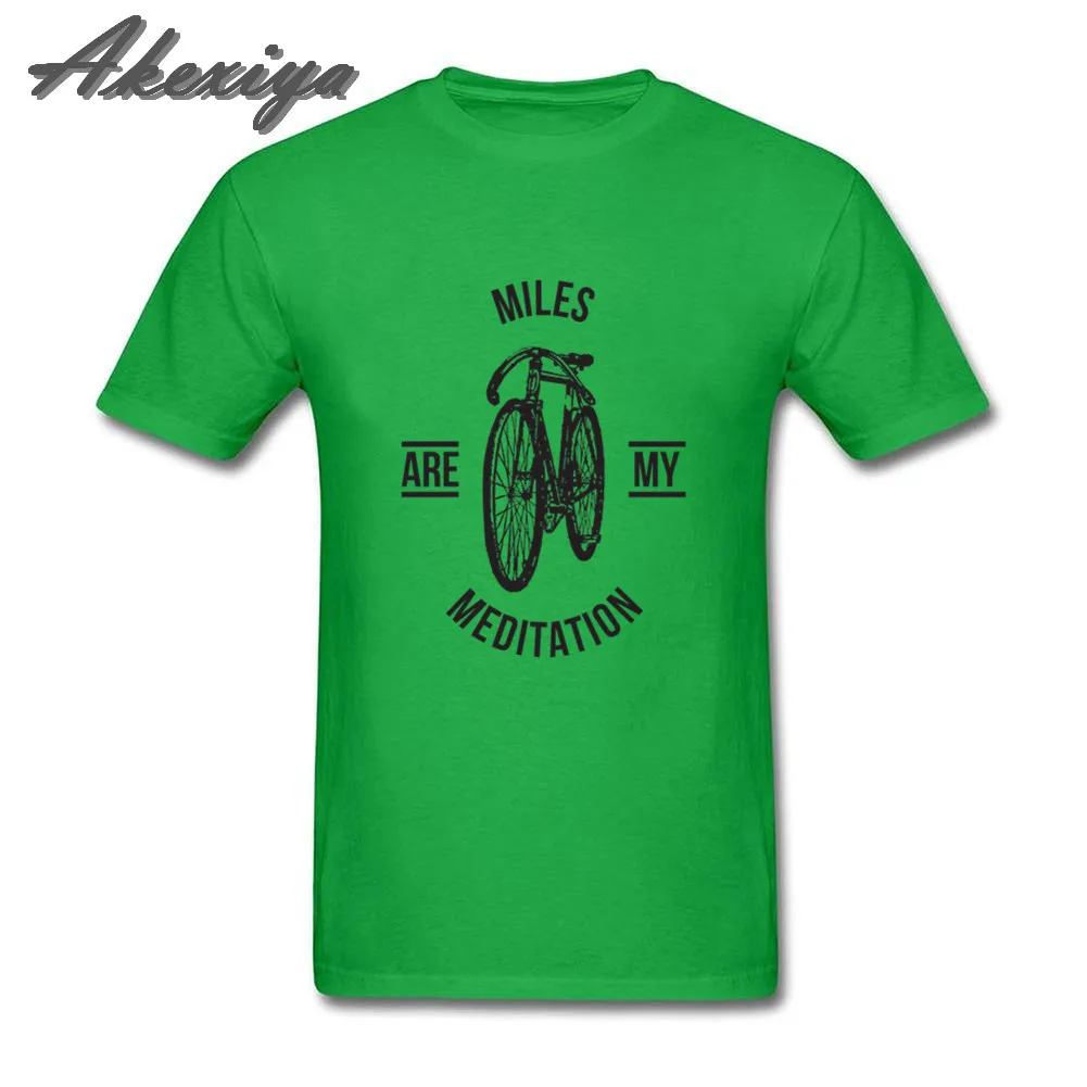 Велосипедная футболка с надписью Bike Miles are my megitation homme черно-белая мягкая