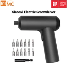 Xiaomi Mijia электрическая отвертка с 12 шт. S2 винтами 3,6 V 2000mah Беспроводная перезаряжаемая электрическая отвертка