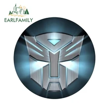 EARLFAMILY 13cm x 13cm 3D Car Stickers Transformers Logo Cool Car Styling Waterproof Body Bumper Decals Door Decoration Stickers