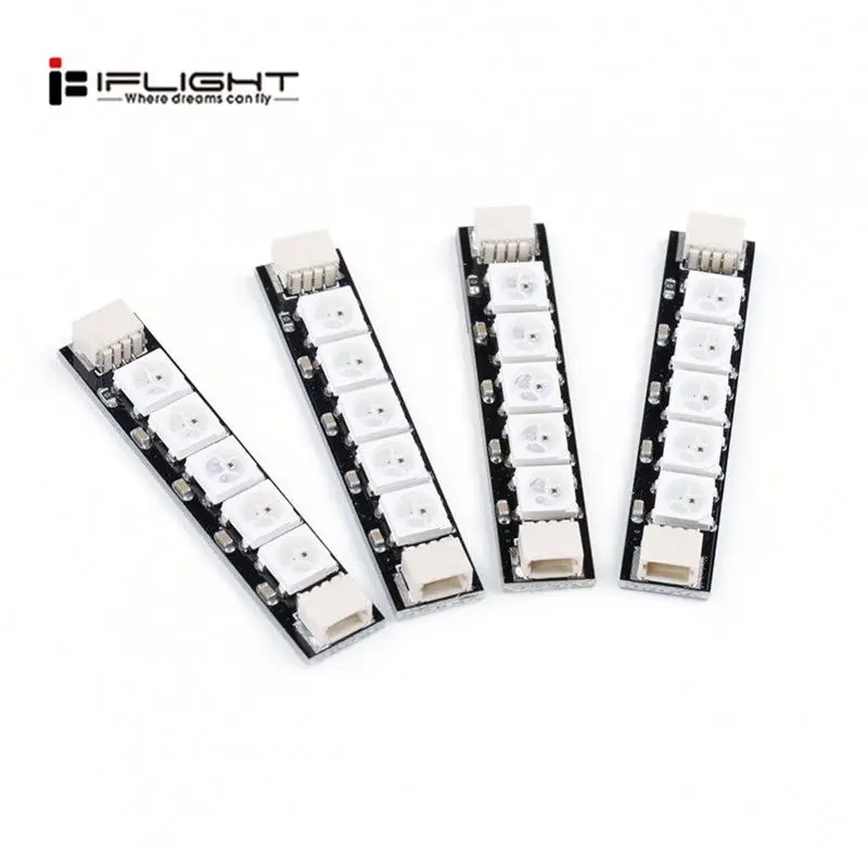 

4 PCS iFlight 5 RGB Tail Light Board 5V Night Fly LED Lights For RC Quadcopter Multicopter Multirotor DIY Accessories Parts