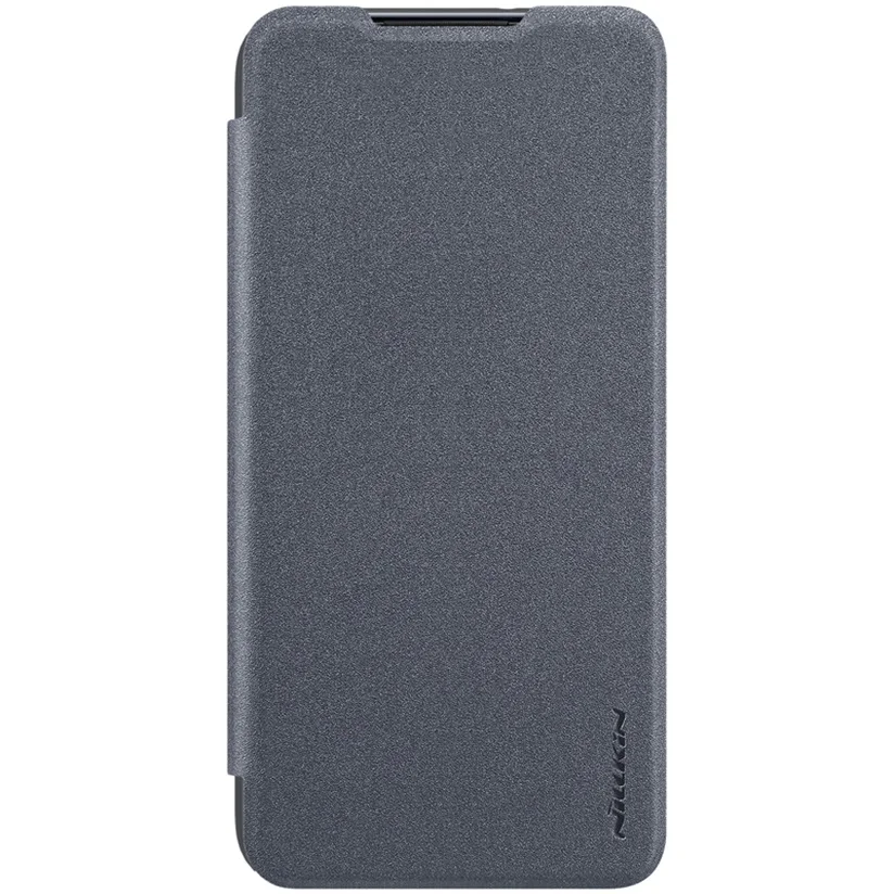 Для Xiaomi Redmi Note 8 Pro Fundas блестящий пластиковый кожаный чехол Nillkin на Redmi Note 8 защитный чехол для телефона s сумка Capa - Цвет: Grey
