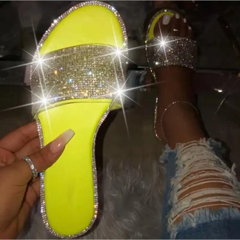 glitter summer sandals