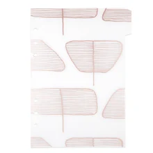 5 шт цветной блокнот индекс Страницы Дневник на спирали планировщик бумажная записная книжка категория страниц Журнал Блокнот ежедневные заметки канцелярские принадлежности