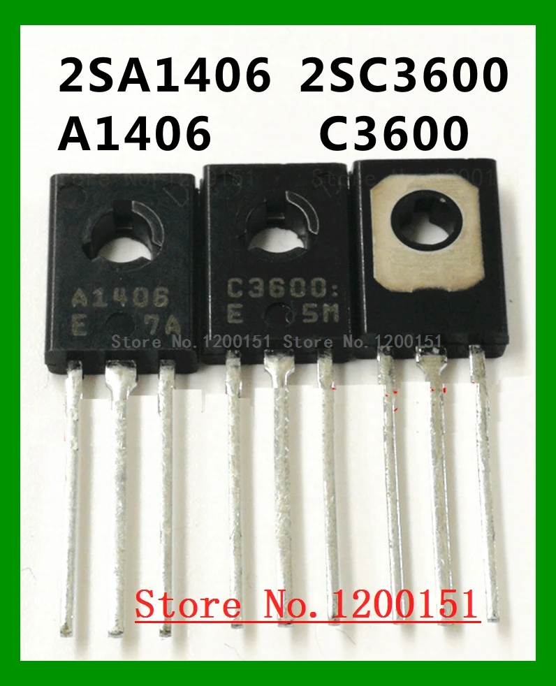 2SA1406 A1406 2SC3600 C3600 TO-126 | Электронные компоненты и принадлежности