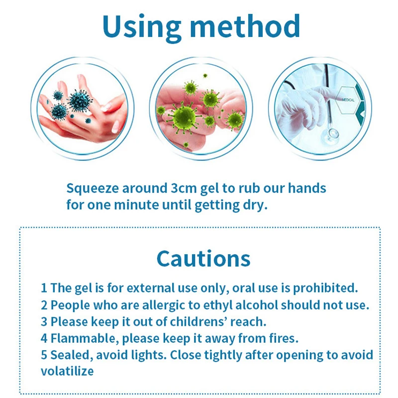 120 мл дорожный портативный Дезинфицирующий Гель для рук антибактериальный