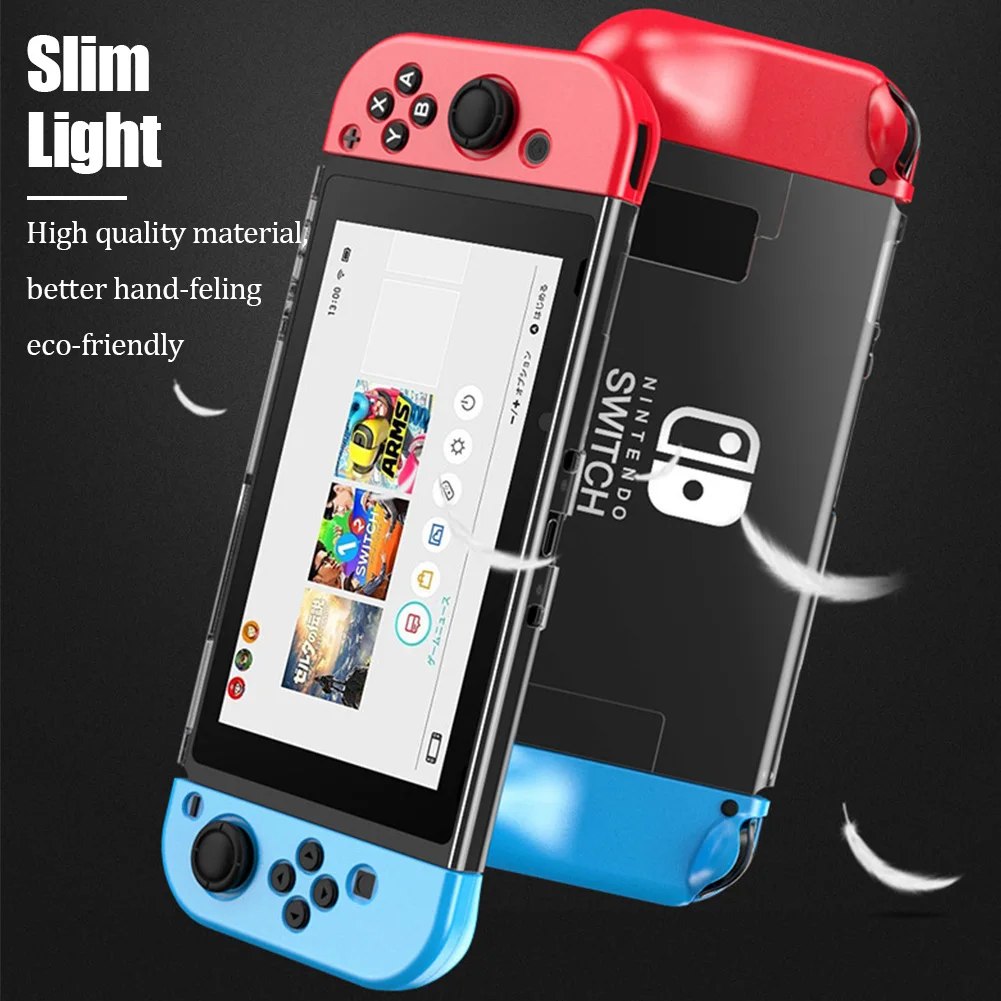 Магнитный Жесткий Чехол для геймпада из ПК для nintendo Switch NS Съемная оболочка игровой контроллер аксессуары с подставкой для nintendo Switch