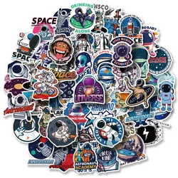 50 pcs Cartoon Astronaut Space universe Sticker Cellular phone  Laptop Helmet Automobile Water cup Stationery Decorate Sticker