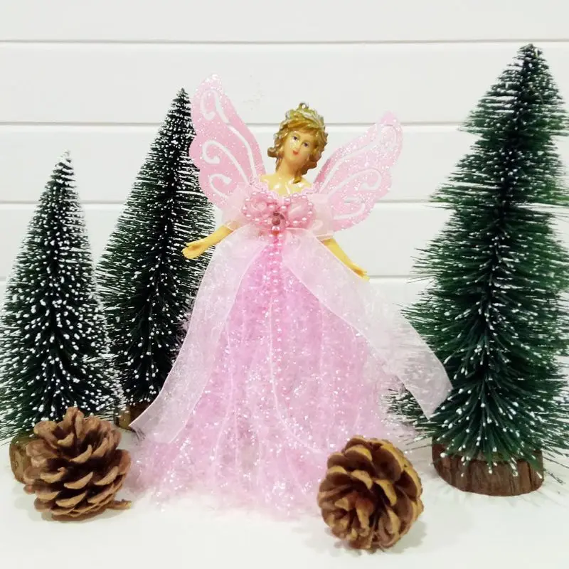 

Christmas Angel Sparkle Doll Hanging Xmas Tree Pendants Ornaments Home Decor 2#
