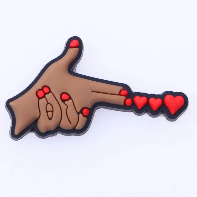 1 Pcs Black Girl Magic Croc Shoe Charms Accessories Decorations Clog Sandals PVC Black Lives Matter Charm Button BLM Girl Gift p2928