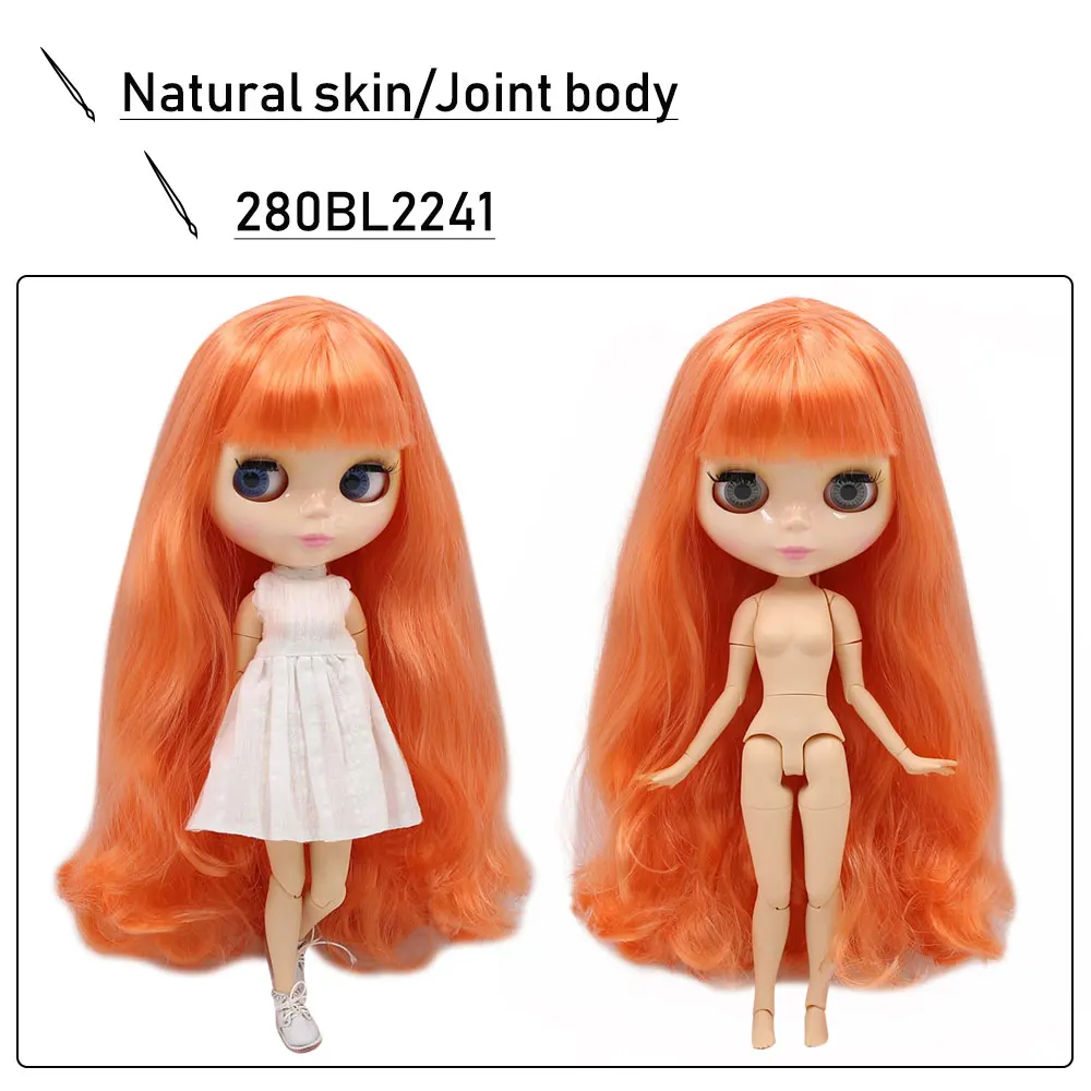 ICY 1/6 Blyth Подгонянная Обнаженная кукла с натуральной кожей тела, глянцевое лицо для ребенка подарок, игрушка