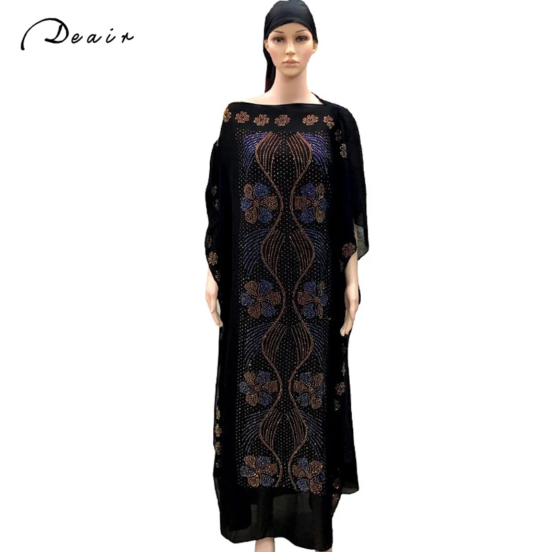 

2022 High Quality African Dresses For Women Loose Africa Clothing Muslim Lady Long Maxi Dress Fashion African Dress DR-301