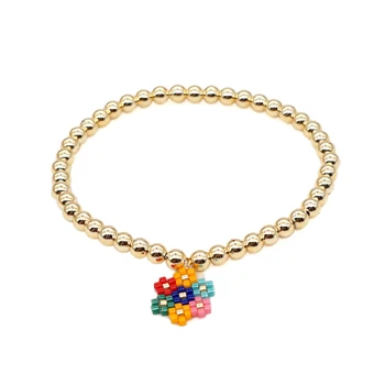 

Go2boho Bracelet MIYUKI Fllower Pattern Gift Bracelets Women Child Femme Moda Fashion Jewelry Gold Color High Quality Beads