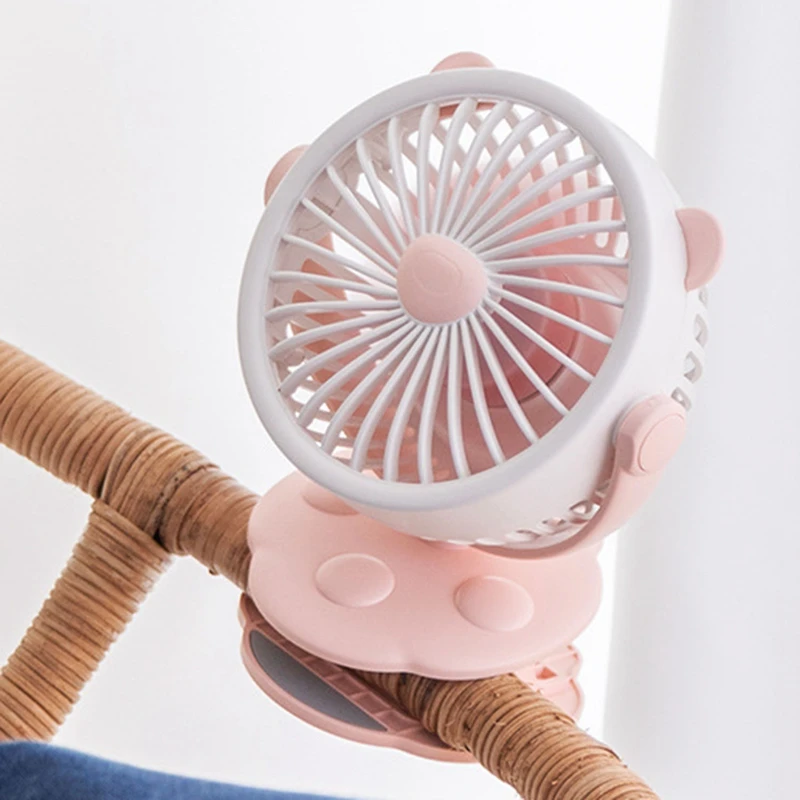 Mini Portable Clip On Fan Usb Rechargeable For Travel Stroller Outdoor Camping Baby Carriage Fan Desk Fan