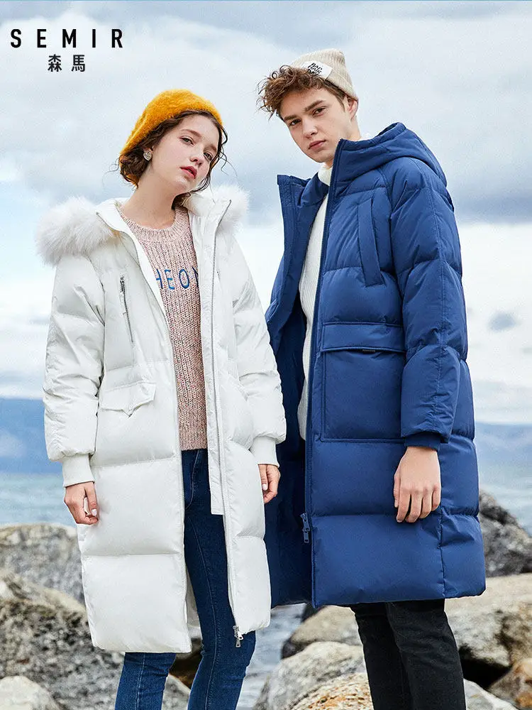 Kopen Semir 2019 Hot Koop Winter Vrouwen Jassen Down Thicken Jas En Jas Voor Vrouw Lange Jas Vier Kleuren Voor  20 Lage Graden