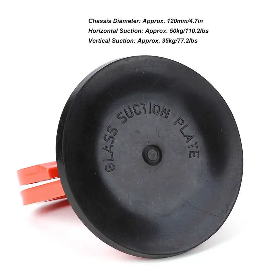 Vacuum Strong Suction Cup Vacuum Suction Cup Electric Vacuum Lifter 50kg/110.2lbs Glass Lifter Puller Plastic Single Claws for Floor Ceramic Tiles Suction Moving Tool