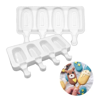 

Flexible Popsicle Mold Silicone Ice Cube Mold Bar Mold Ice Cream Maker Molds Homemade Baking Tools Popsicle Ice Maker Mold