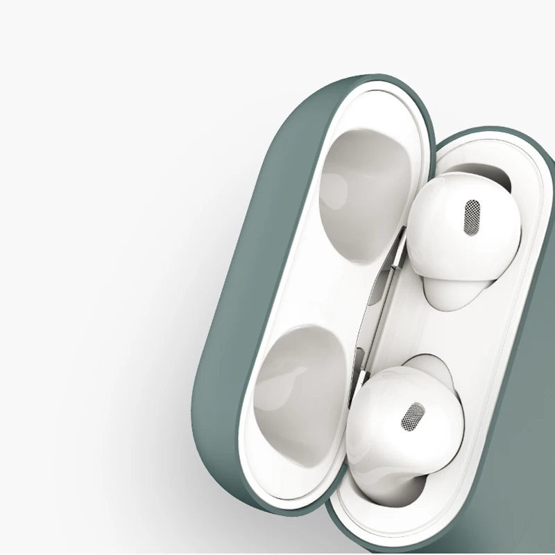 Чехол для airpods Pro чехол из жидкого силикона 2019 Apple беспроводные bluetooth наушники AirPods