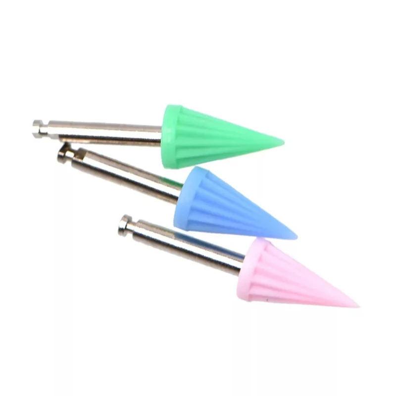 10pcs Dental polishing Cup Brush Dentist Tool Rubber Silicone Tapered Prophy Lab Material Polishing Cup Teeth whitening products
