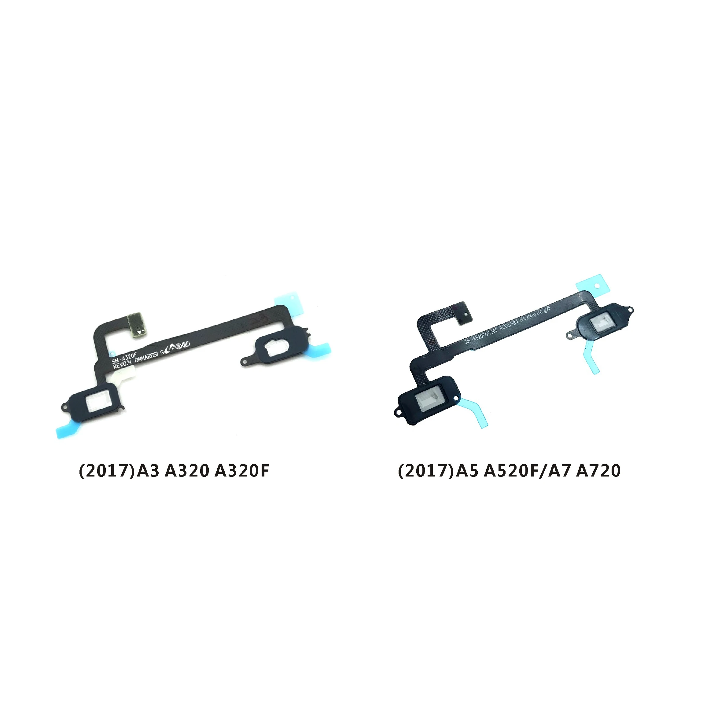 Home Button Sensor Flex Cable For Samsung Galaxy A3 A320 A320F A5 A7 2017 A520 A720 Touch Light Ribbon | Мобильные телефоны и