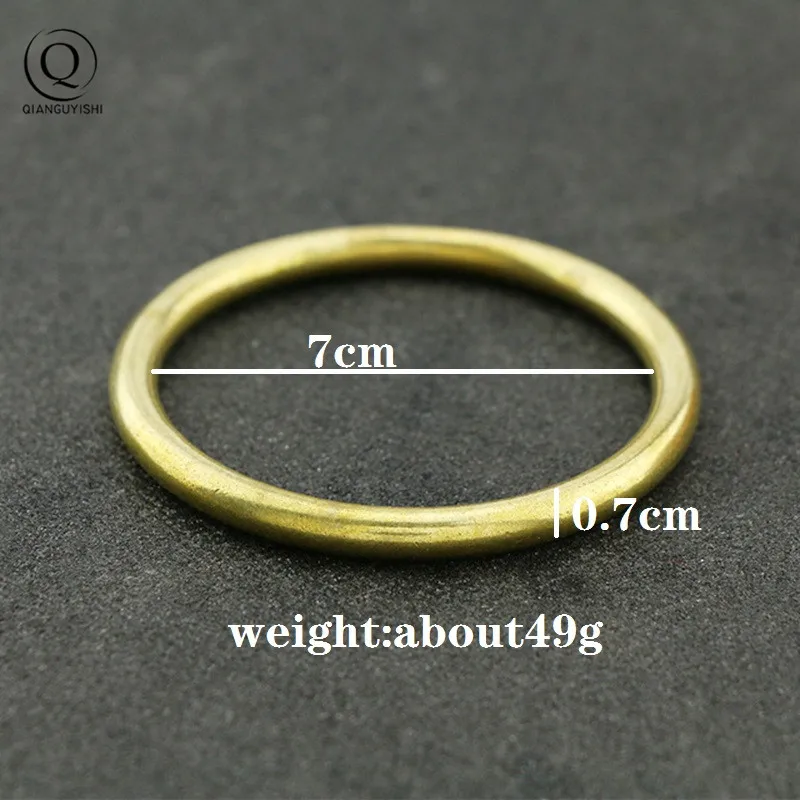 Brass Metal 7MM Inner Diameter Women Bracelet Bangle bangle bracelet