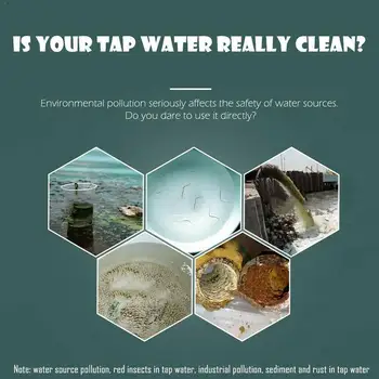 

1pc Mini Faucet Filter Carbon Multilayer Water Filter Purifier Faucet Clean Faucet Filtration Filter Accessories Cartridge T0F2