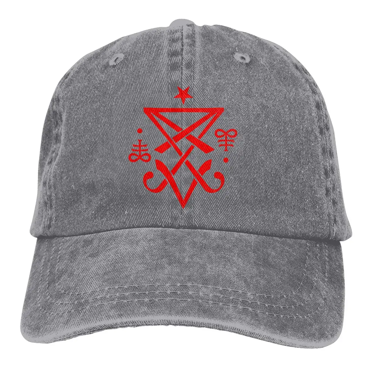 Скрытую sigil of Lucifer, Кепка-тракер в стиле унисекс, Шапки папа Бейсбол Шапки драйвер Кепки