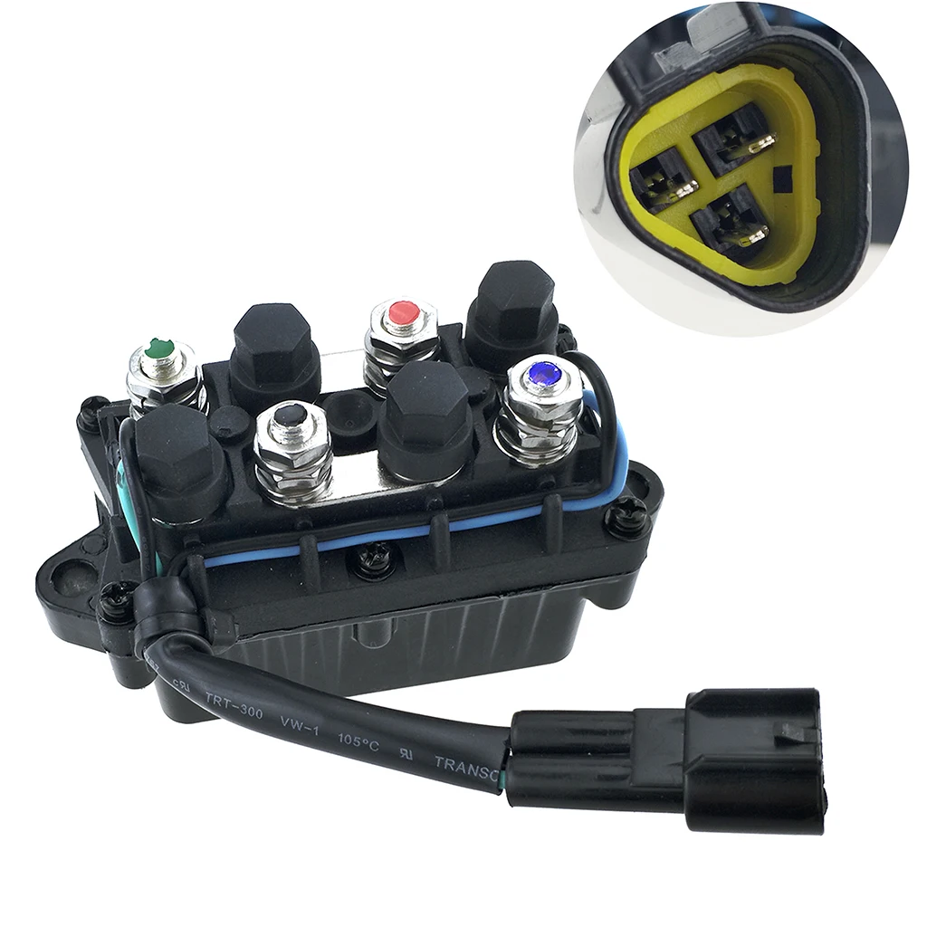 Outboard Power Trim Tilt Relay 3 Pin For Yamaha 61A-81950-01-00 F-25HP 250hp