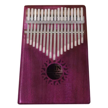 

IRIN 17 Key Finger Kalimba Mbira Sanza Thumb Piano Pocket Size Beginners Supporting Bag Keyboard Acacia mangium Wood Musical Ins