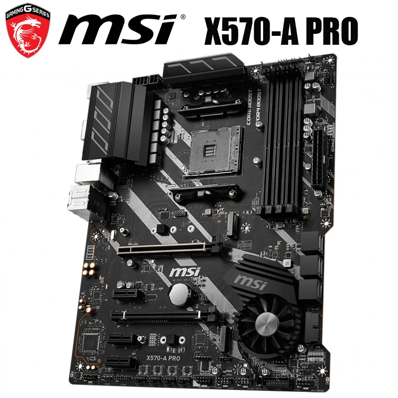 Socket AM4 MSI X570-A PRO Motherboard AM4 DDR4 