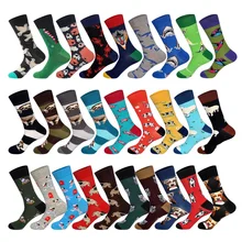 LIONZONE Men&Women Cotton Cartoon Animals Crocodile Dog Sheep Shark Socks Men Fashions Winter Trends Crew Socks Dropshipping