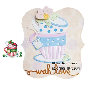 

Christmas Cup Metal Cutting Dies New 2019 Fustelle Scrapbooking Dies Free Shipping Embossing Paper Card Craft