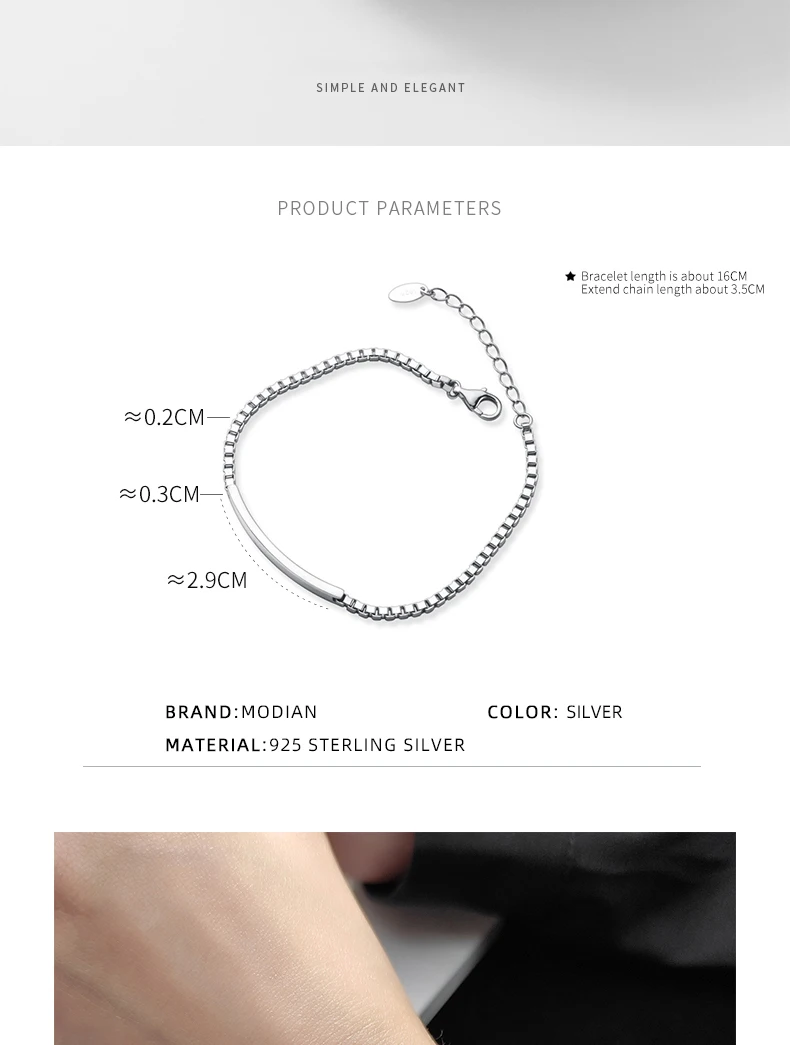 New Products Women's 925 Sterling Silver Bracelet Fine Jewelry Shining 人気定番
