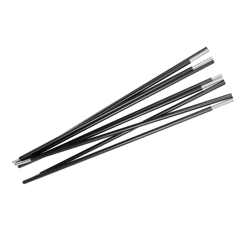 Outdoor Camping Hiking 9 Sections Aluminum Alloy Tent Poles 8.5mm 360cm